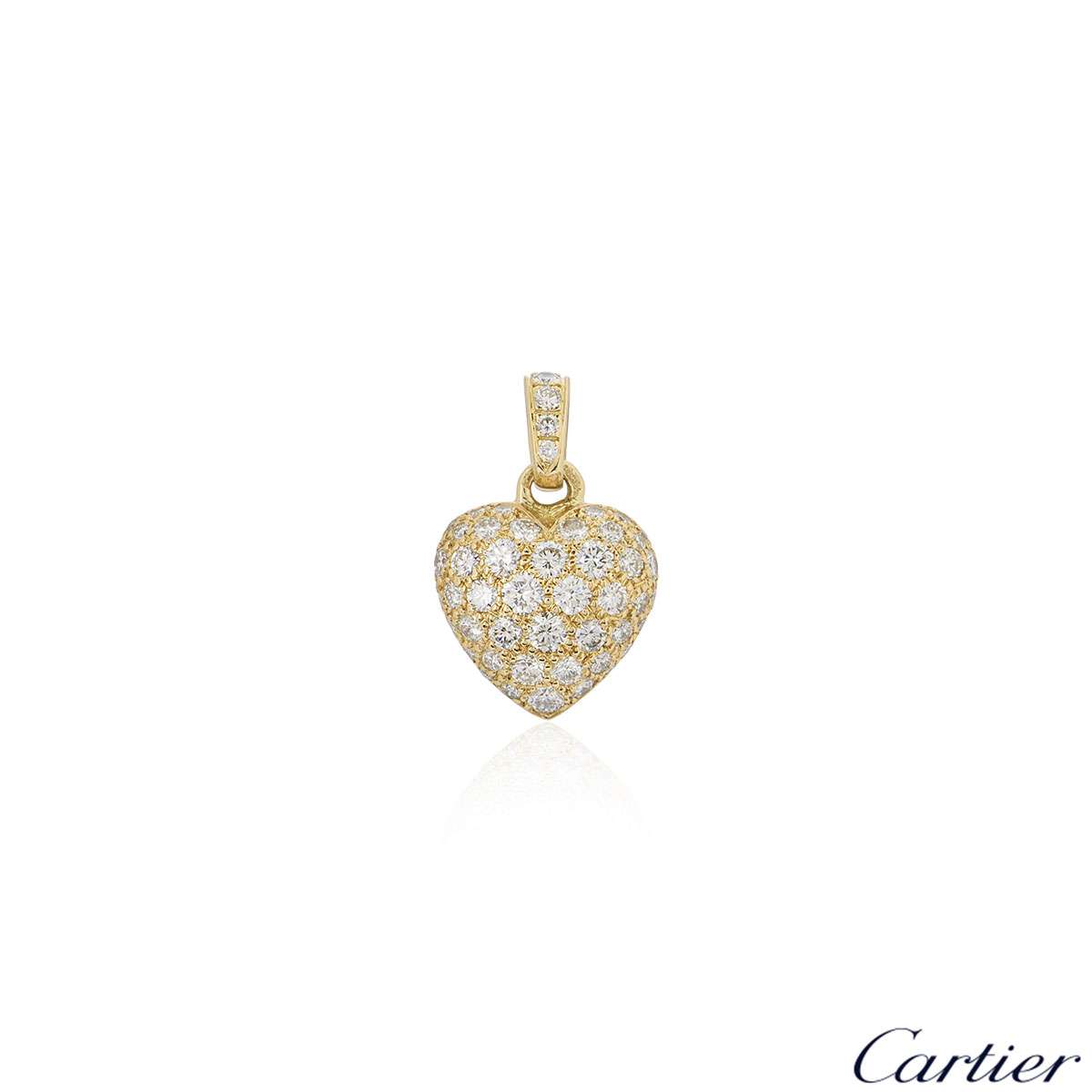 Cartier sales heart necklace